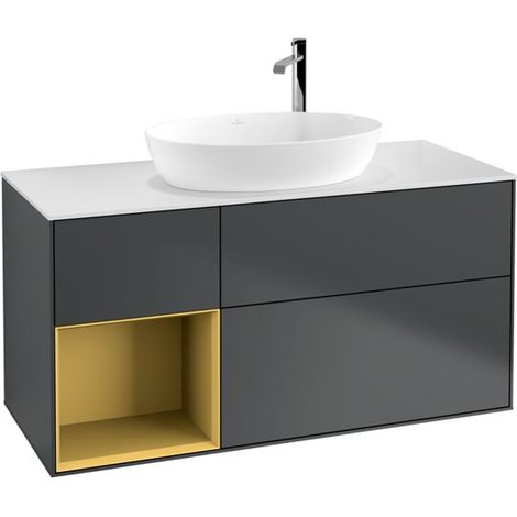 Villeroy & Boch F941HFHG Meuble sous-lave-mains Finion F94 (1/2)