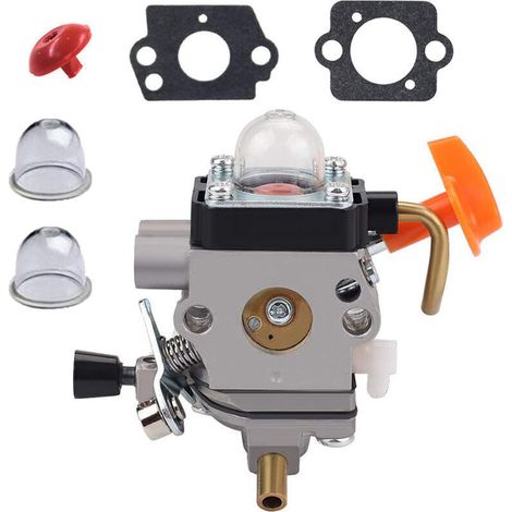 Kit carburateur Husqvarna 235 236E 240E pour tronçonneuses Zama C1T-W33 CS2234 CS2238, livré avec ampoule de démarrage, bougie d'allumage et conduite de carburant. (1/5)