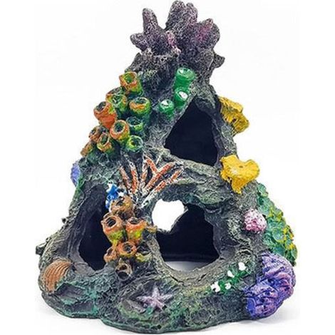 Décoration récif artificiel pour aquarium, roches décoratives effet naturel (1/5)