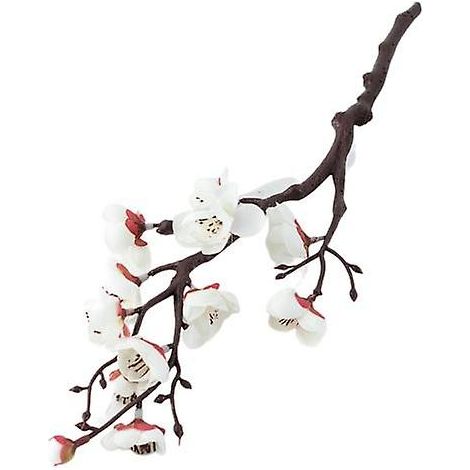 Fleurs artificielles colorées à plusieurs branches, magnifiques, pour la décoration intérieure. Fournitures factices.blanc (1/5)