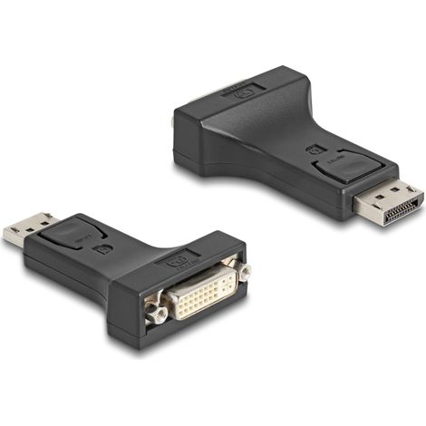 Delock Adaptador DisplayPort 1.1 macho a DVI hembra pasivo negro