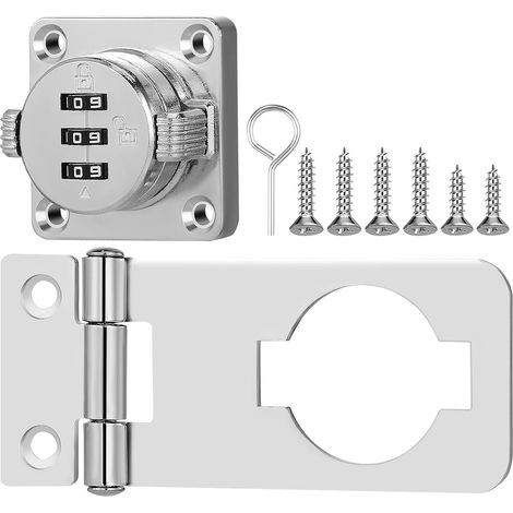 Cadenas à combinaison pour tiroir et armoire (1 jeu) (1/5)