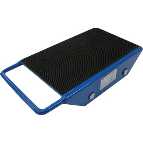 2T 8 Wheel Fixed Nylon Machine Skate - 2 Ton 2000KG Rubber Clad Dolly Mover (1/5)