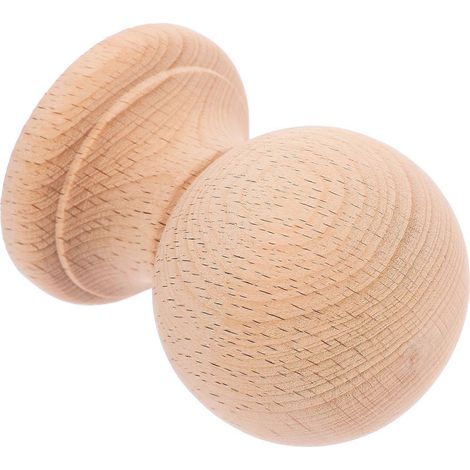 Embouts décoratifs en bois pour poteaux de lit, embouts bruts, lot de 4 (1/5)