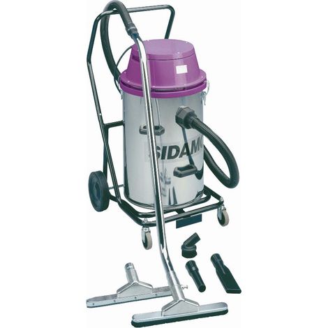 Aspirapolvere SIDAMO JET 60 - Secco e umido - Serbatoio 50 L - 2 MOTORI - 20402005
