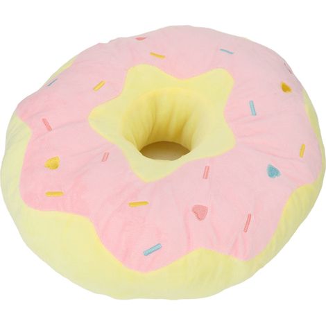 Coussin Donut Multifonctionnel Doux Confortable Oreiller de Repos Mignon pour Dormir Canapé Chaise Sol Sofa (1/5)
