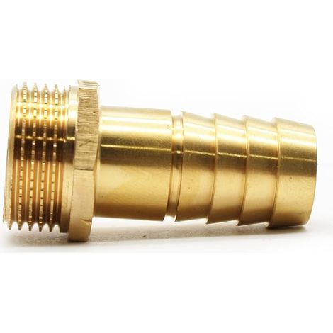 Raccord Tuyau 30mm 4 Raccords Canule Male 1" Accessoires de Plomberie en Laiton pour Tuyau d'Arrosage Réducteur de Pression Eau Pompe Eau Piscine (1/5)