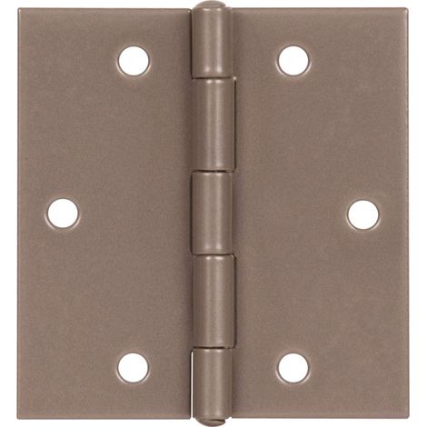 Charnière carrée en beige perle, à couche duplex RAL 1035 taille 60 x 60 x 1 mm (1/5)