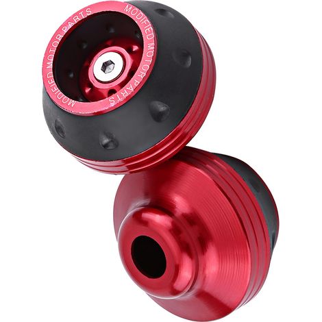 Protège-carters aluminium CNC rouge pour moto scooter, barres anti-chute avant roue cadre, protection chute, accessoire motocyclette (1/5)