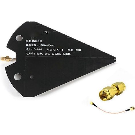 HT5 Log-periodische Antenne 1,3–10 GHz, Breitband-Richtantenne für Empfänger, geringe Verstärkung, professioneller Einsatz (1/5)