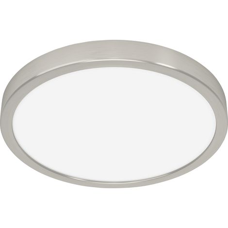 Eglo LED Deckenleuchte Fueva 6 nickel matt Ø 28 x 3 cm warmweiß-kaltweiß