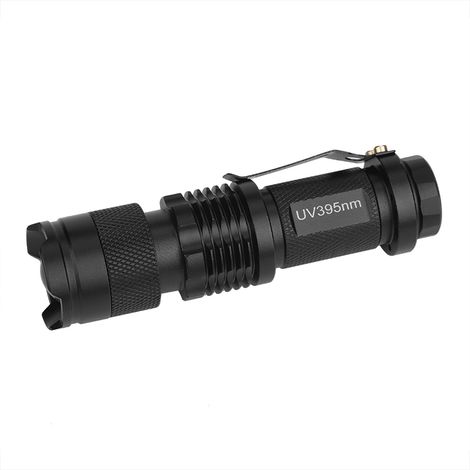 Lampe torche LED UV Ultra à lumière noire pour inspection, 395 nm (1/5)