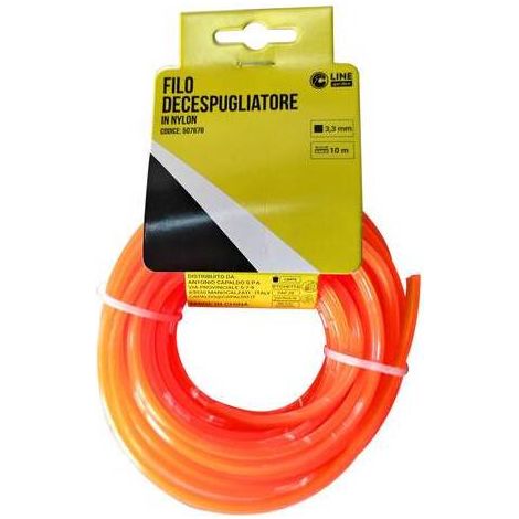 C FILO DECESPUGLIATORE QUADRO ORANGE-S 3,3MMX10M