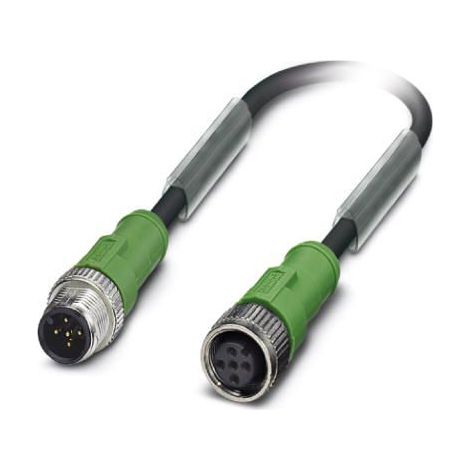 Câble d'actionneur Phoenix Contact 5 conducteurs , M12 Mâle vers M12 Femelle, 2m ( Prix pour 1 )