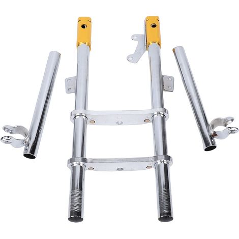 Amortisseurs de Suspension de fourche avant de vélo de saleté, pour Minimoto Mini Quad Pocket de 47ml 49ml, ensemble d'amortisseurs à Triple pince à arbre (1/5)