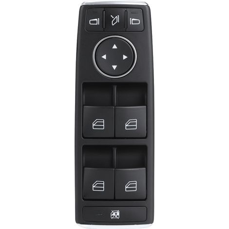 Zoternen Interrupteur de fenêtre électrique, interrupteur d'alimentation noir avant gauche haute sensibilité résistant à l'abrasion 2128208310 pour accessoire de voiture (1/5)