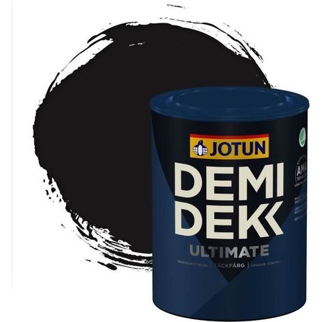 Peinture Bois - DEMI DEKK ULTIMATE - Lasure Opaque Satinée - RAL 8022 - 0,75L (1/2)