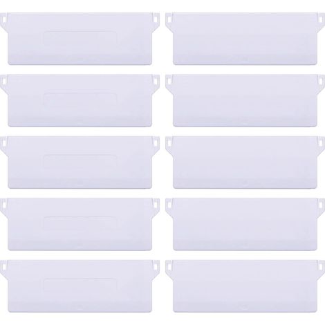 Store Vertical en Poids,10 pièces Vertical Lattes de Stores Tres Bien pour Rideaux Remplacement de Plaques Cassées Stores Veranda 127mm Blanc (1/5)