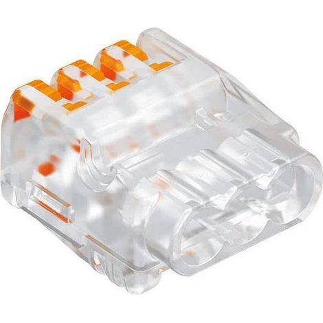 OBO Bettermann 61 325 FL Bornes de conexión transparente naranja