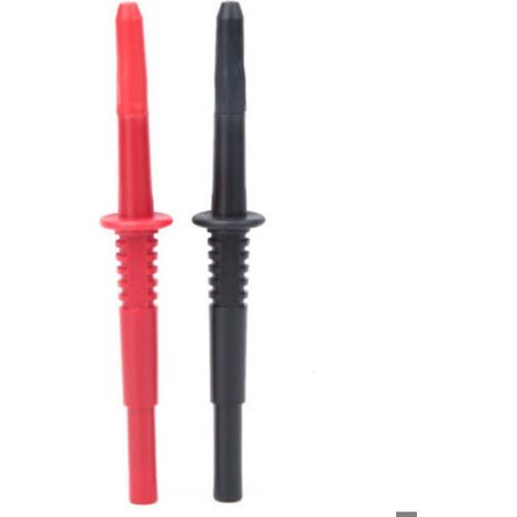 Connettore per sonda di prova - Spina a banana da 4 mm - Confezione da 2 - Lunghezza 105 mm - Materiale: PA + Ottone