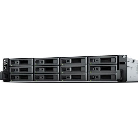 Synology RackStation RS2423+ server NAS e di archiviazione Armadio (2U) Collegamento ethernet LAN Nero, Grigio V1780B (1/4)
