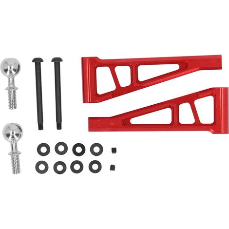Bras de suspension supérieur avant en aluminium pour RC ARRMA 1/7 1/8, bras oscillant léger, pièce de rechange rouge, suspension renforcée, compatible avec voiture télécommandée. (1/5)