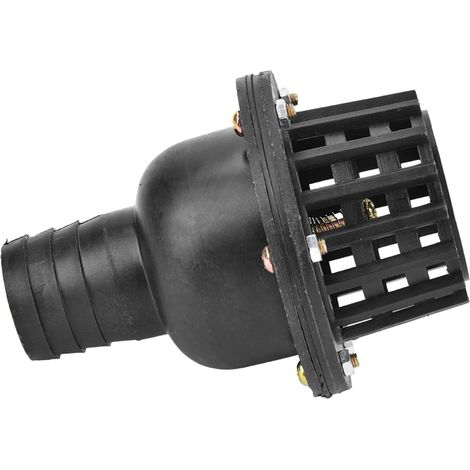 Fußventil – 1 Stück – Schwarzes PVC – Flaches Rückschlagventil – Für Wasserpumpen – 1,5 Zoll (1/5)