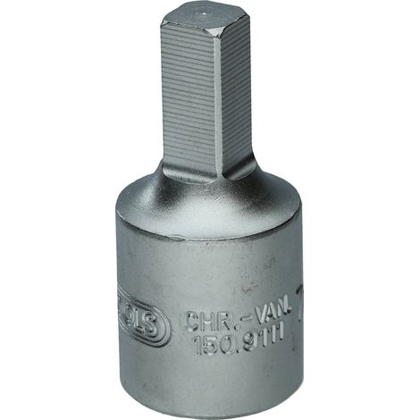 KS TOOLS 3/8' Douille de vidange 4 pans, 7 mm ( 150.9111 ) (1/4)