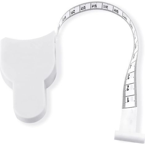 Ruban à mesurer souple, lot de 2 rubans à mesurer rétractables pour le corps (forme en Y, blanc) (1/5)