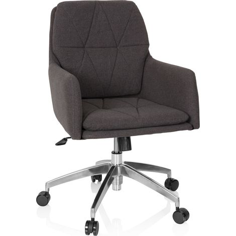 Bürostuhl / Drehstuhl SHAKE 350 Stoff dunkelgrau hjh OFFICE
