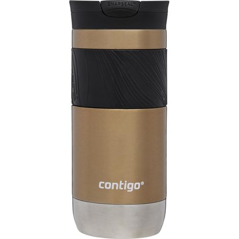 Mug isotherme, en inox avec fermeture, mug à café à emporter, étanche, couvercle compatible lave-vaisselle, sans BPA, conserve au chaud jusqu’à 7 heures, 470 ml (1/5)