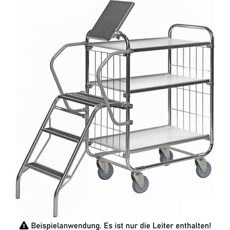 Kongamek Leiter als Zubehör für Kommissionierwagen Serie 9000 (1/3)