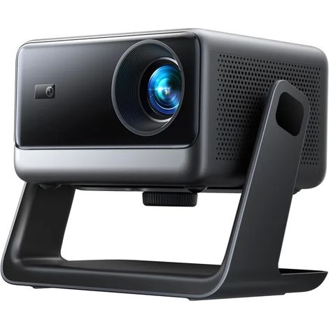 Projecteur Portable Konsoefuly, Vidéoprojecteur Supporte 4K 1080P, Auto Keystone, 180° Rotation, Compatible avec iOS Android HDMI