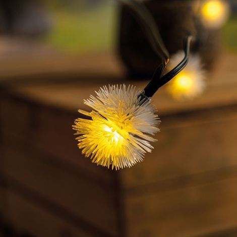 esotec Solar Deko-Lichterkette mit 30 Pusteblumen Blumen wetterfest 102185 (1/5)