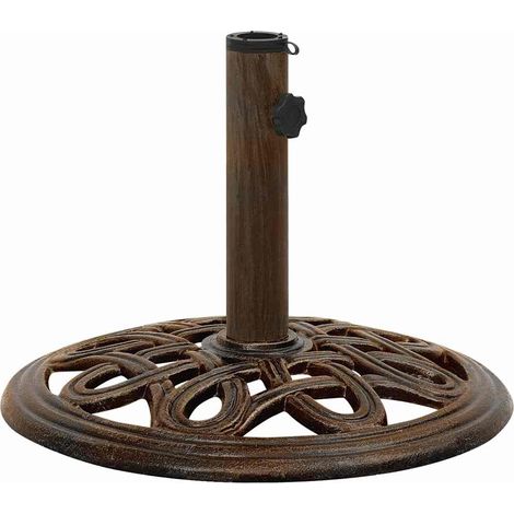 Maison Exclusive - Sonnenschirmständer Bronzen 40x40x32 cm Gussei