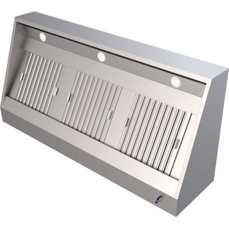 Hottes murales 1000 avec filtre - Combisteel (1/2)