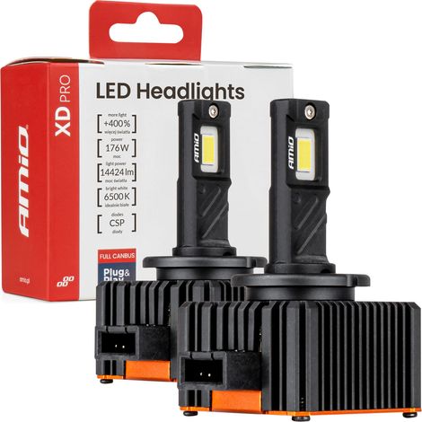 Bombillas LED para coche XD PRO D8S con sistema Canbus completo amio-04684 (1/5)