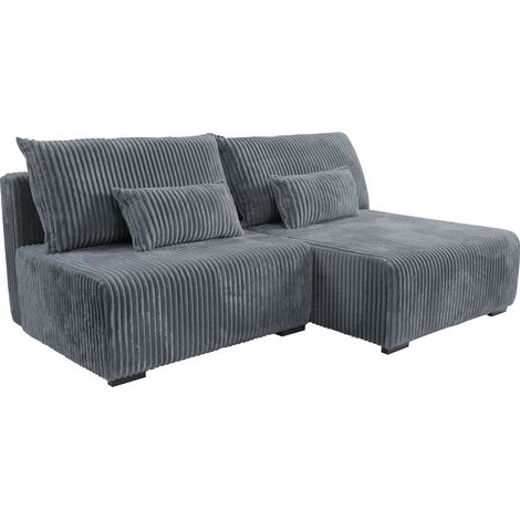 Sofá rinconero TrendyNest Fenestal, Tilia 85, Función de descanso, Almacenaje, 211x146x90cm, 0
