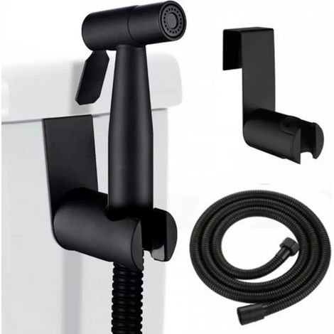Douchette Toilette, Douchette WC, Pulvérisateur avec Tuyau et Adaptateur G1/2\" Pour l\'hygiène personnelle, nettoyage des toilettes (1/5)