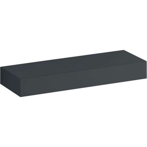 Scaffale da parete Geberit iCon: Larghezza 37 cm, Altezza 5 cm, Profondità 16,5 cm, Grigio vellutato / Laccato opaco (1/3)