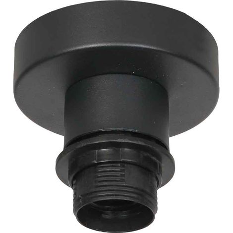 Steinhauer - plafón - Bloeba - negro - metal - Ø 10cm - E27 - (1/3)