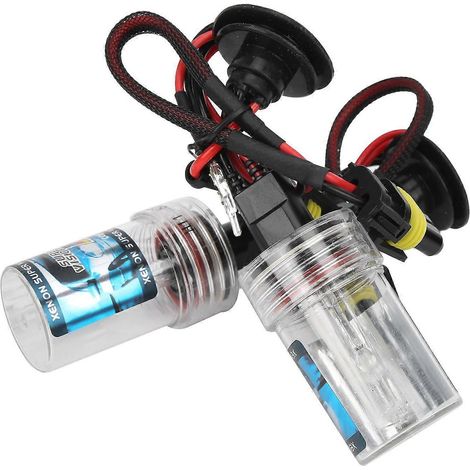2 ampoules H11 35W 6000K 3250LM, phare avant blanc haute luminosité, ampoule de voiture 35W pour auto, kit de 2 pièces. (1/4)