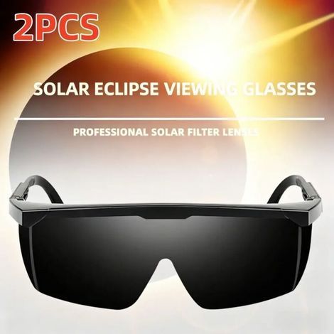 Lunettes de protection solaire pour éclipse, filtres haute densité pour observation astronomique. (1/5)