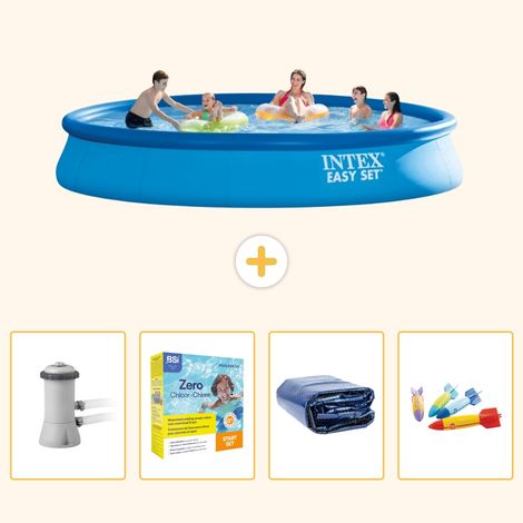 Intex Piscine Easy Set Ronde - 457x84 cm - 5-pièces S181 (1/5)