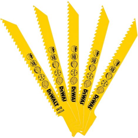 5 Cuchillas para madera DEWALT BIM - 152 mm - DT2351