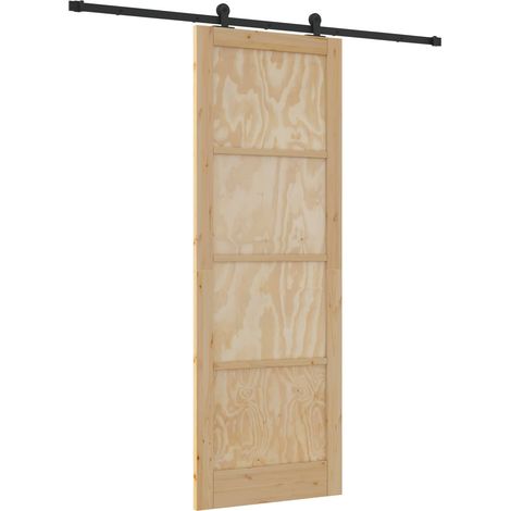 Maison Exclusive - Porta scorrevole ORKDAL Naturale 83 x 232 cm