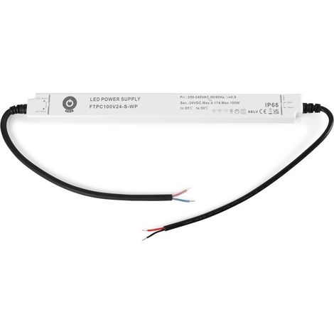 GLP FTPC100V024-S-WP LED Netzteil extrem flach für Möbeleinbau 100W 24V 4.17A IP66 Schaltnetzteil CV (1/4)