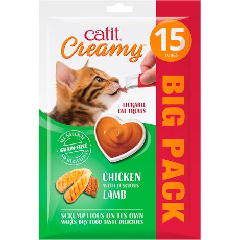 CATIT Creamy Pollo y Cordero, 15x10g, 44456 (1/5)