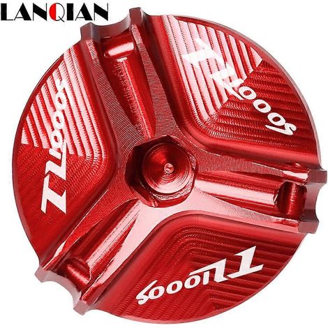 Aplicable a SUZUKI HAYABUSA INTRUDER 800 KATANA 1000 SV650 SV650S Tapa del depósito de líquido de freno delantero CNC Tapa del depósito de aceite del motor M201.5 (TL1000S RD) (1/5)