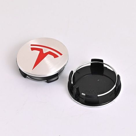 Cache-moyeu Tesla - logo de roue 56 mm